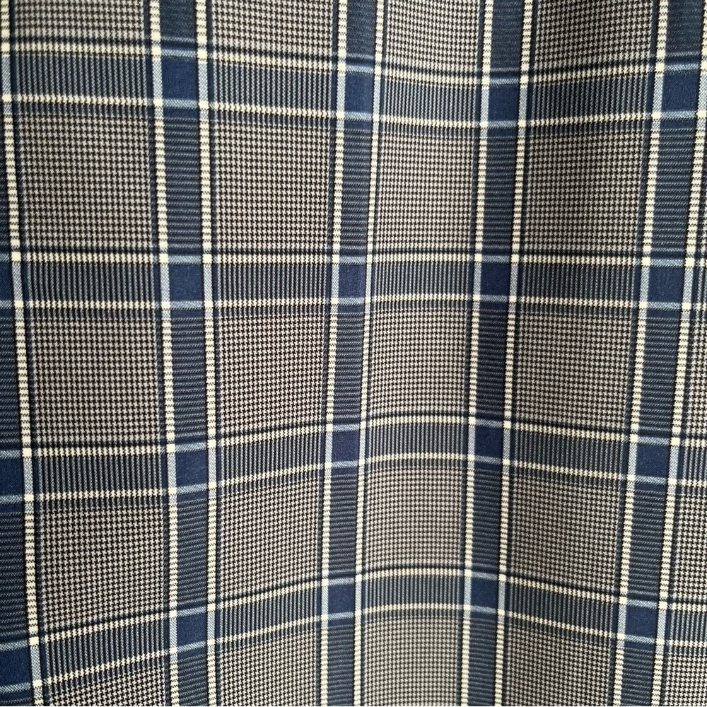 J. Lindeberg True Regular fit Micro Stretch Golf Shorts Plaid Blue Gray Size 30 - Picture 5 of 7